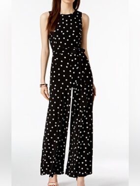 Tommy Hilfiger jumpsuit Dress with White Polka Dots